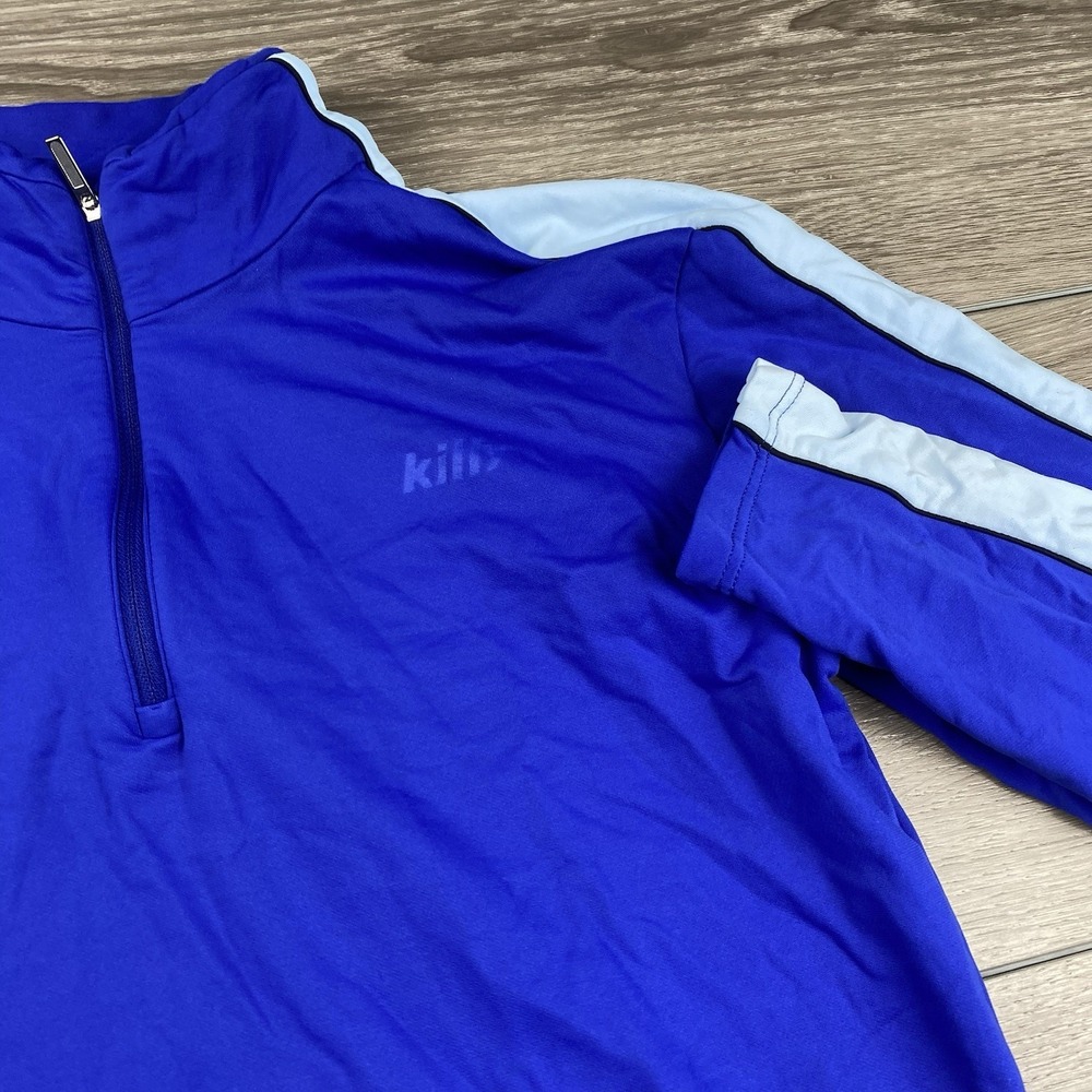 Killy Mens Athletic Mid Layer 1/4 Zip Pullover‎ Royal Blue US 44 - Picture 3 of 9
